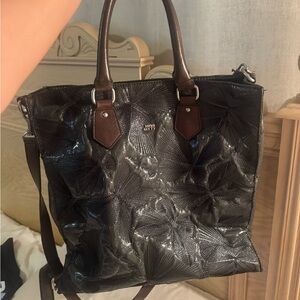 Miss Sixty Black and Brown Tote Bag